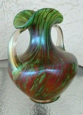 Vintage KRALIK Glass MOSS