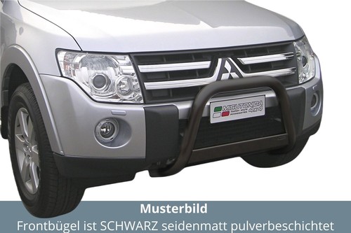 Frontbügel edelstahl schwarz - edelstahl,