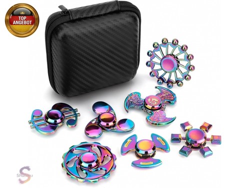 Regenbogen metall fidget - metall,