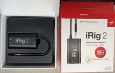 IK iRig 2 Gitarren-Schnittstellenadapter für Kopfhöreranschluss - Schwarz