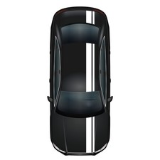 Rennstreifen Set Weiß Glanz