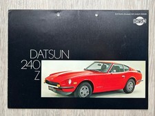 Datsun 240Z Prospekt 1972 Schweiz Nissan Fairlady 240 Z Katalog