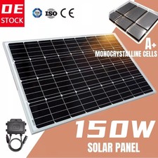 150W Mono Solarpanel 12V