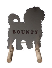 Gartenstecker Hund Edelstahl