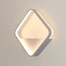 20W LED Wandleuchte Warmweiß Quadratisch Moderne Innen Wandlampe Wohnzimmer Flur