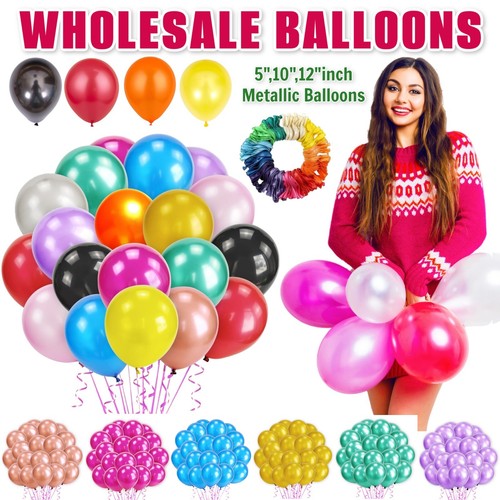 12 ballons metallic - 12",