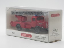 WIKING Henschel HS 100 Feuerwehr Leiterwagen in OVP 0861 31