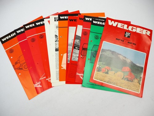 12x original prospekt welger - 12x,