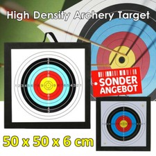 Zielscheibe Bogenschießen 50x50x6 cm EVA Schaum mit Griff Bogensport Weihnachten