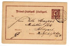 Stadtpost Stuttgart  2Pf