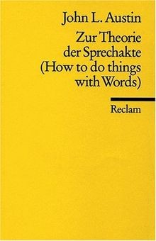 Zur theorie der sprechakte - theorie,