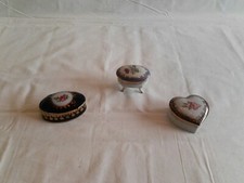 3 Deckeldosen  Porzellan "Martinroda" 