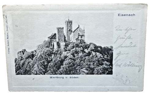 Postkarte eisenach wartburg - eisenach,