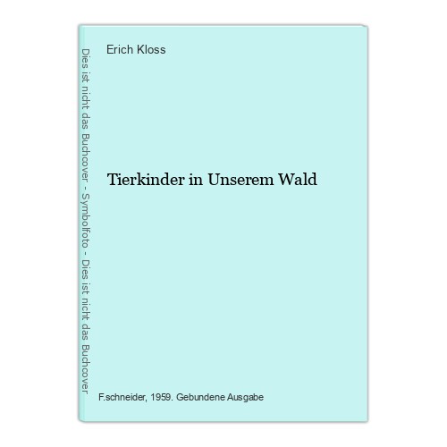 Tierkinder unserem wald - unserem,