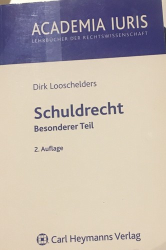 Schuldrecht besonderer teil - teil,