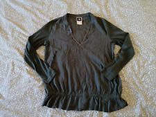G-Star RAW Damen Bluse, Gr. M, Grün, Viskose, Baumwolle