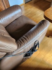 Elastoform Ledersessel elektrisch