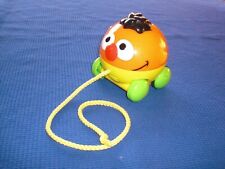 Ernie Kopf & Krümelmonster zum Ziehen - Baby Spielzeug - Sound - Mattel 2003