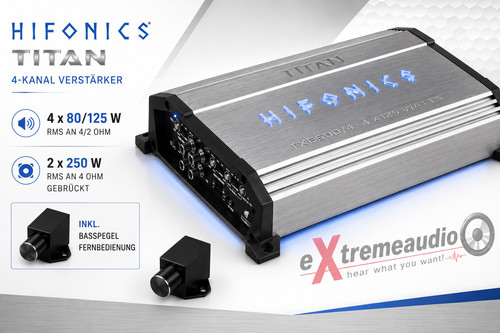 Ware hifonics txe500 4 - b-ware, txe500/4