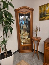 Eck Glas Vitrine Braun 600