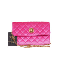 GIANNI VERSACE La Medusa Quilted Chain Lammleder + Samt Abendtasche OP: 850 €