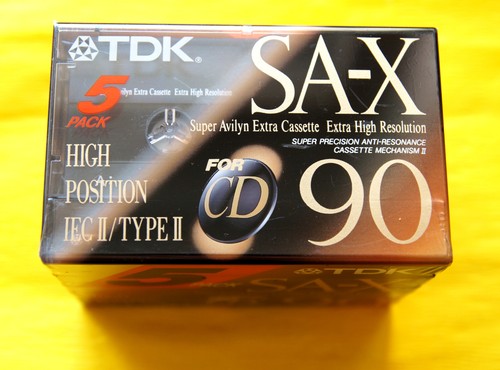Tdk 90 cassette tape - tdk, sa-x