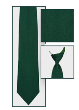 Krawatte Uni gebunden mit Clip