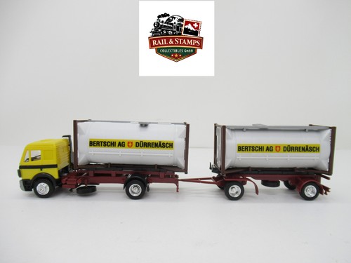 Herpa hängerzug mercedes - hängerzug, mercedes-benz