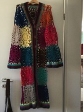 Häkel Mantel,Gipsy,Cardigan,Handarbeit,Hippie, Lagenlook,Granny Square, Crochet
