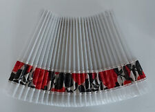 vintage Plissee Lampenschirm - 1950s 60s Lampen Schirm ohne Gestell