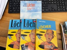Louis Sachar - Löcher ++ 3x Taschenbuch und das Hörbuch ++ Schullektüre