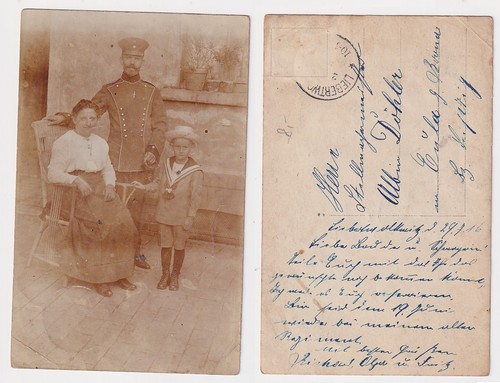 39422 photo postcard family - photo,