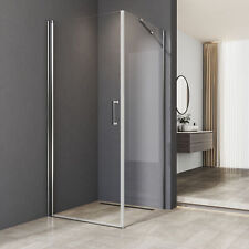 Duschkabine 75x90 90x80 80x80 Duschabtrennung Schwingtür Mit Seitenwand Echtglas