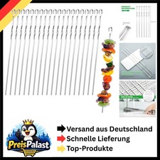 20 x Edelstahl Grillspieße