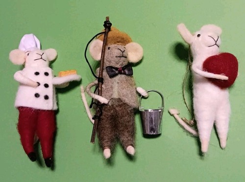 Weihnachtsdeko filz maus - weihnachtsdeko,