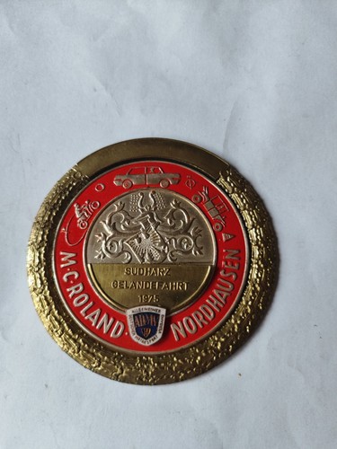 Plakette roland nordhausen - mc,