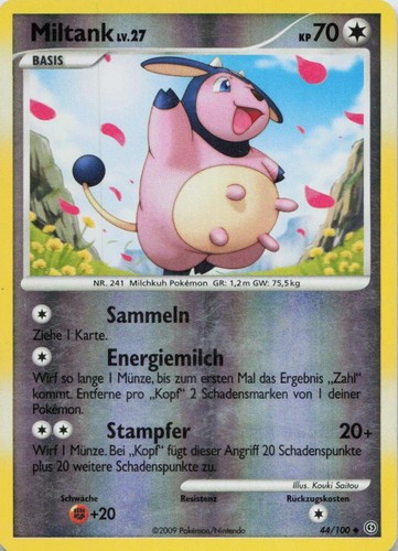 Pokémon miltank sturmtief 44 - miltank,