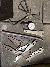 DDR Fahrradwerkzeug Schlüssel Hakenschlüssel Maulschlüssel Montiereisen Trabant 