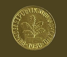 10 PFENNIG 1950 Prägung F