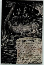 13128700 - sign. O. Rosenberger Sonnwend Wikinger Kreidelithographie Kuenstler