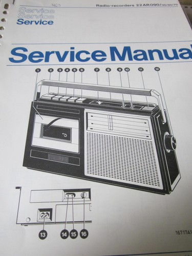 Philips radio recorder 22ar090 - radio,