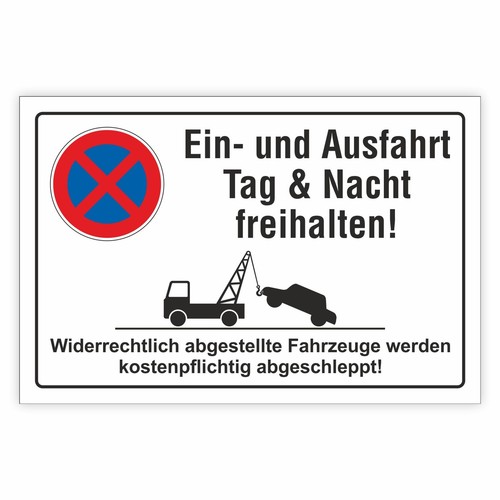 Schild parkverbot - schild,