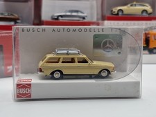 Busch 46815 MB W 123 T-Modell (1977) mit Dachgepäckträger 1:87/H0 NEU/OVP 