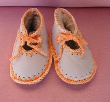 Baby-Hauschuhe aus echtem