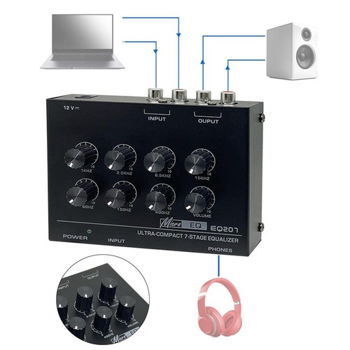 Eq207 band equalizer stereo - eq207,