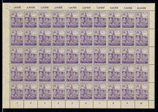 West-Sachsen Leipziger Messe 6 Bogen ex 162 bis 165 **