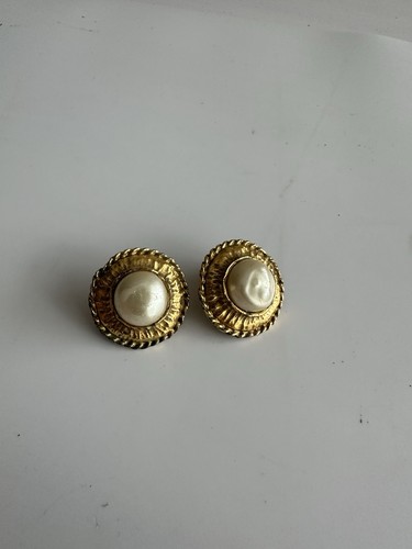 Chanel pearl ohrringe - pearl, coco