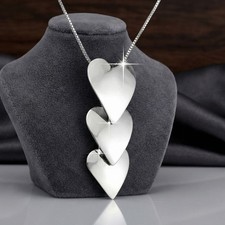 Damen Halskette Herz Anhänger