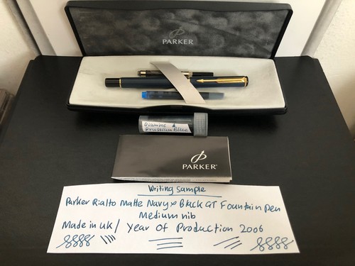 Parker rialto matt navy - parker, &