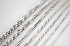 14K Weißgold hohle Franco